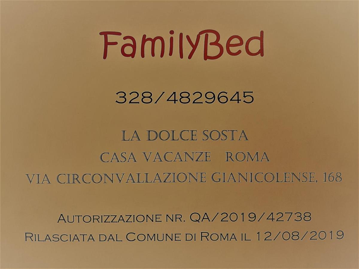 Familybed Roma Monteverde-Vaticano Luaran gambar