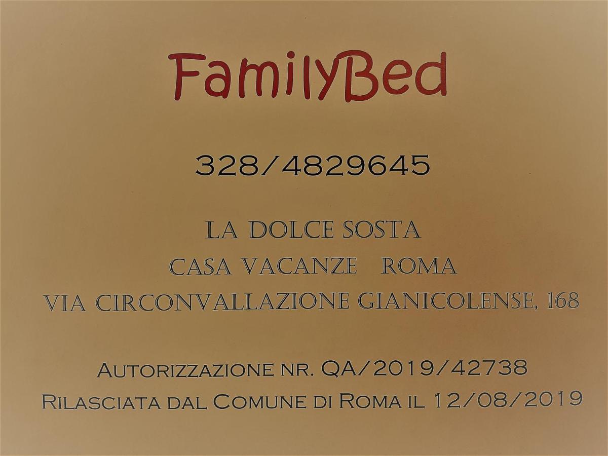 Familybed Roma Monteverde-Vaticano Villa Luaran gambar